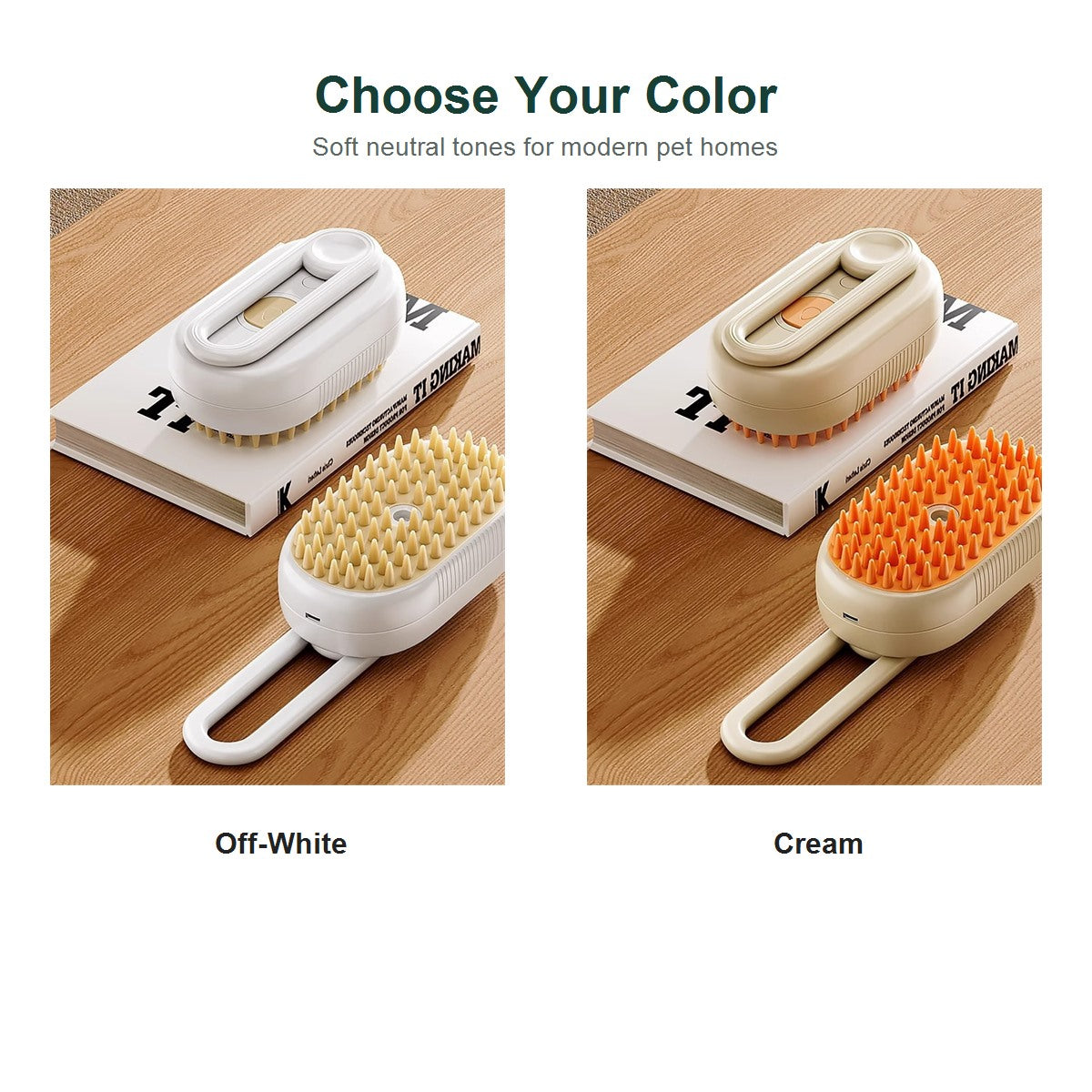 FurEase white cream and pink color options